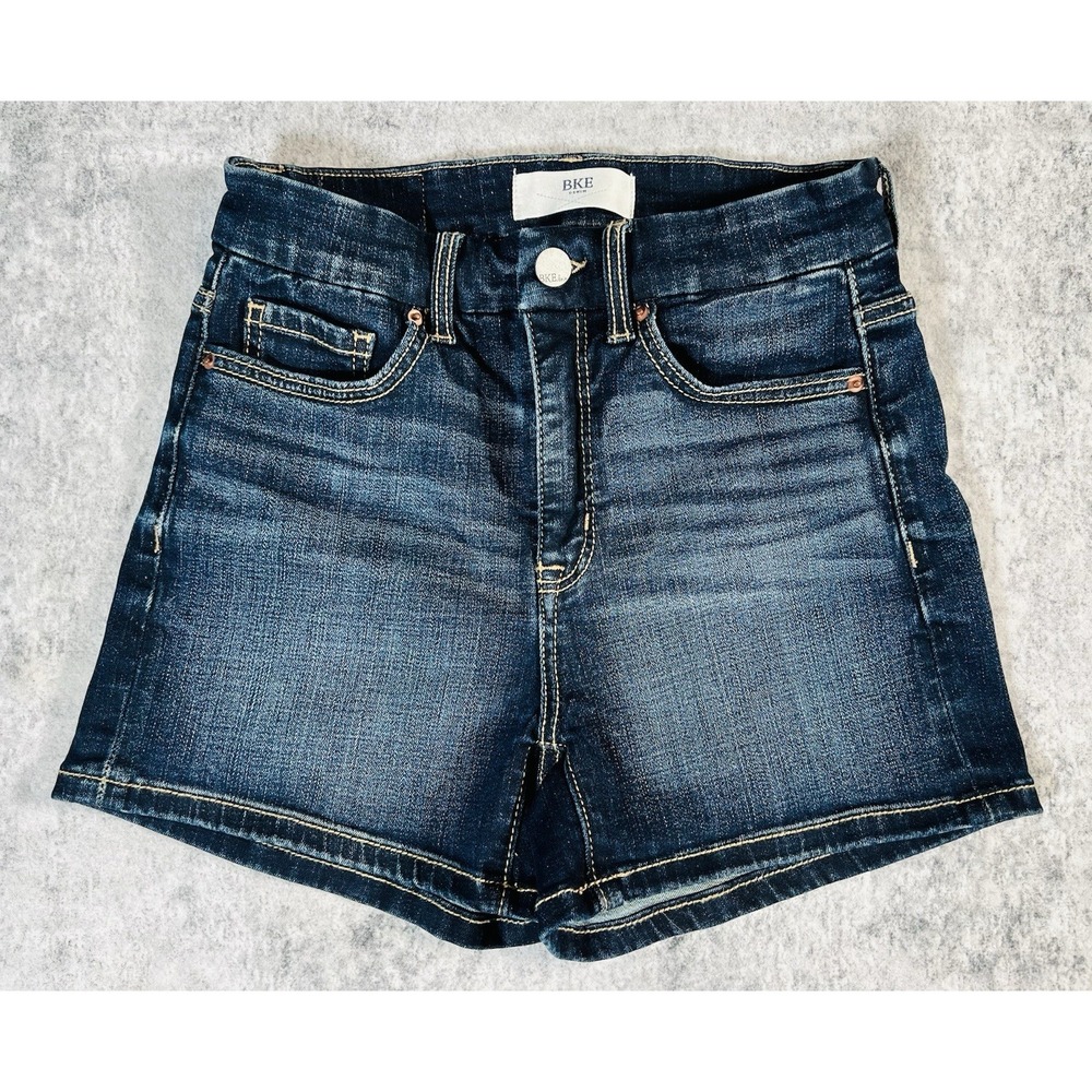 BKE Dark Blue Denim Jean Shorts